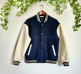 Dark blue baseball jacket
